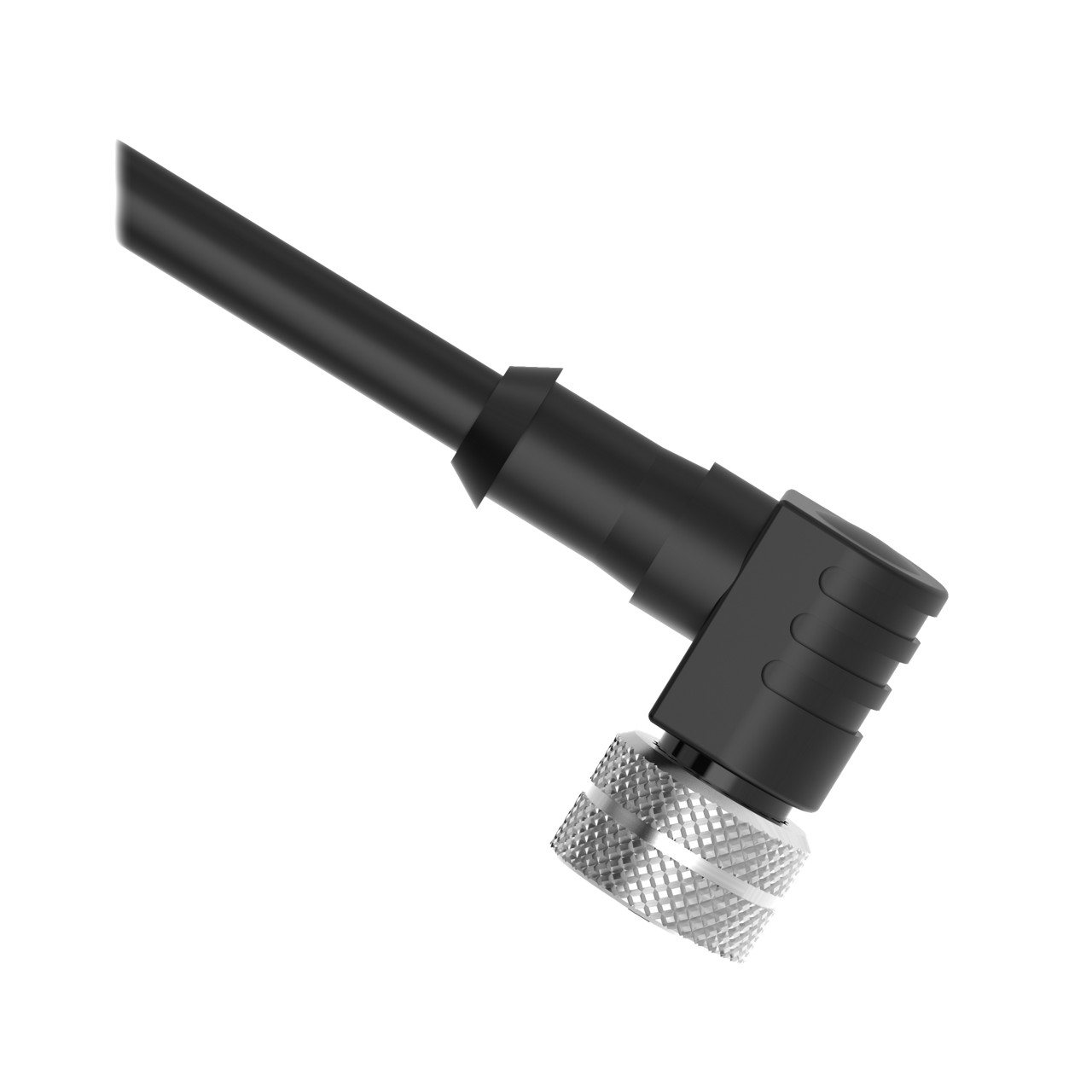 Banner Engineering 1/2" Cordset; Female Right Angle; 4-Pin; 4-Wire; 9.14m PVC Cable